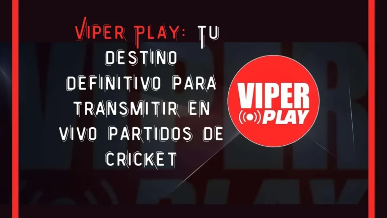 Viper Play: Tu destino definitivo para transmitir en vivo partidos de cricket